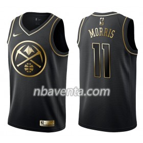 Camiseta Hombre Denver Nuggets Monte Morris 11 Nike Negro Golden Edition Swingman